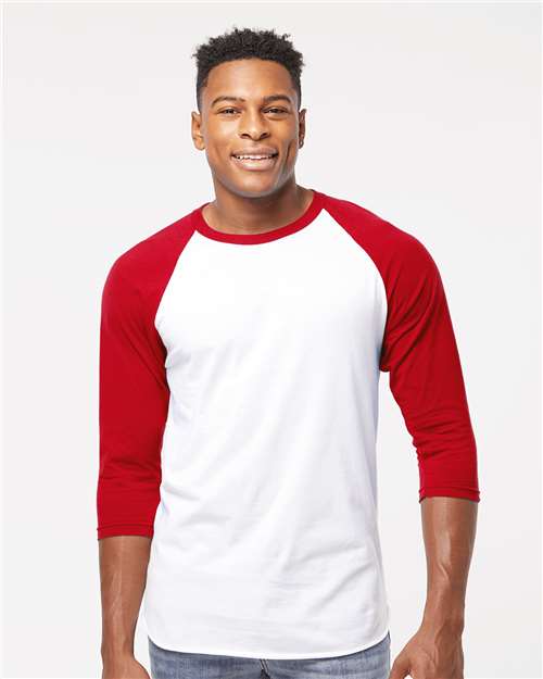 Unisex Fine Jersey Raglan T-Shirt - 2XL