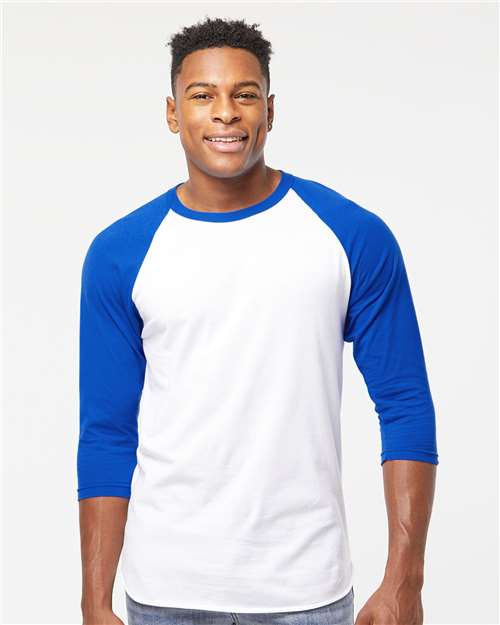 Unisex Fine Jersey Raglan T-Shirt - 2XL