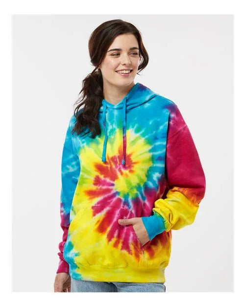 Unisex Tie-Dyed Hooded Sweatshirt
