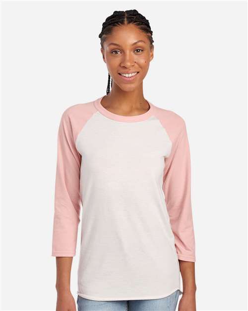 Premium Blend Ringspun Three-Quarter Sleeve Raglan Baseball T-Shirt