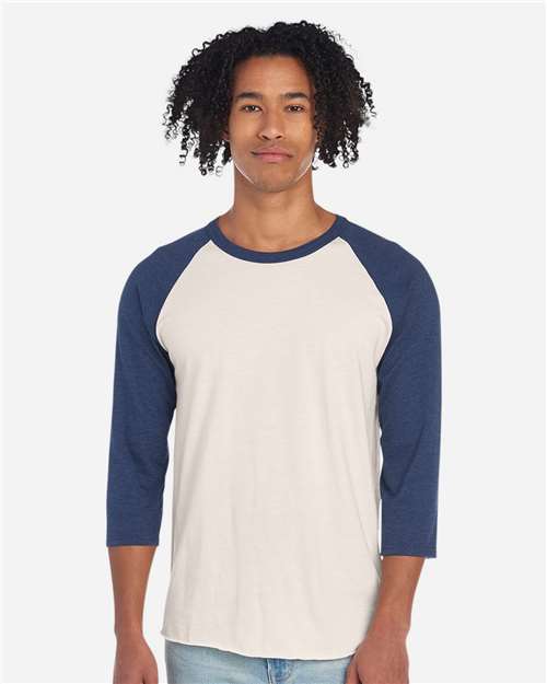 Premium Blend Ringspun Three-Quarter Sleeve Raglan Baseball T-Shirt