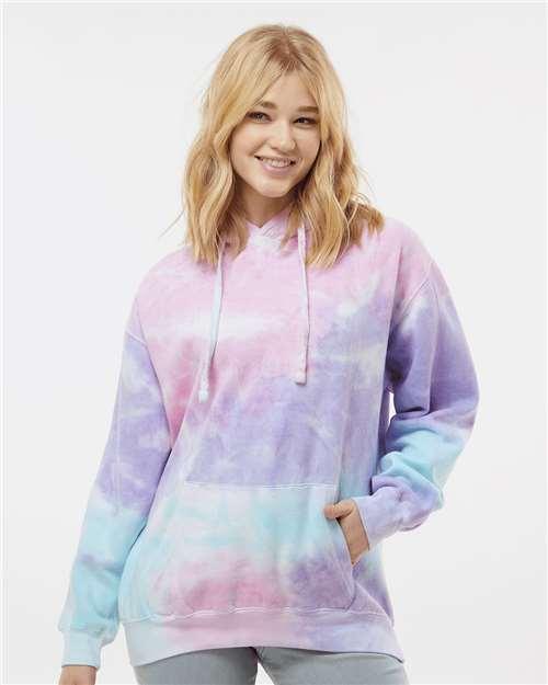 Unisex Tie-Dyed Hooded Sweatshirt