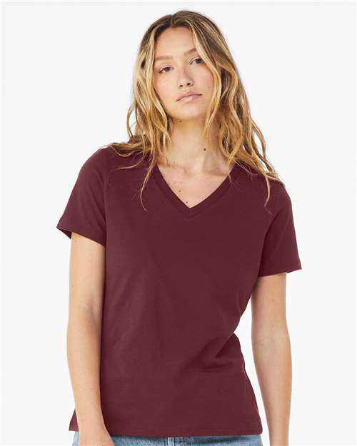 Women’s Relaxed Jersey V-Neck Tee - Transfer Kingdom