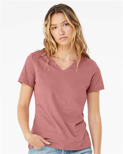 Women’s Relaxed Jersey V-Neck Tee - Transfer Kingdom