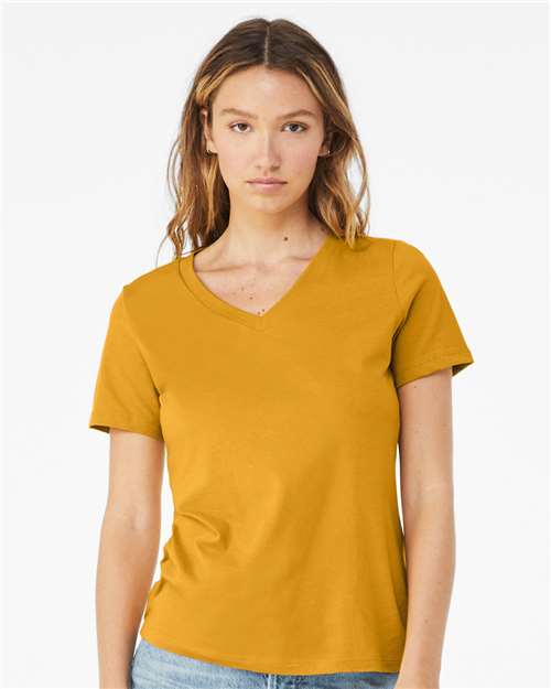 Women’s Relaxed Jersey V-Neck Tee - Transfer Kingdom
