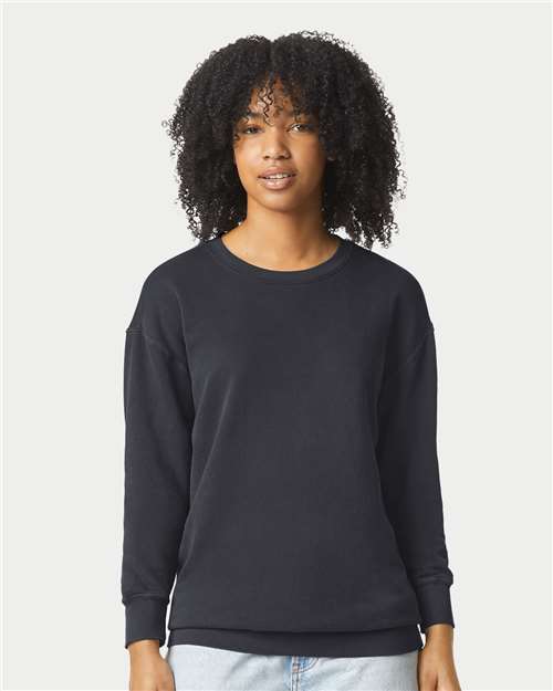 Unisex Garment-Dyed Lightweight Fleece Crewneck Sweatshirt - Transfer Kingdom