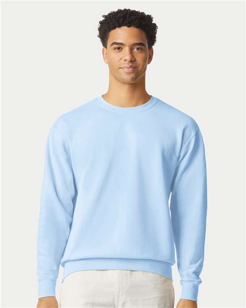 Unisex Garment-Dyed Lightweight Fleece Crewneck Sweatshirt - Transfer Kingdom