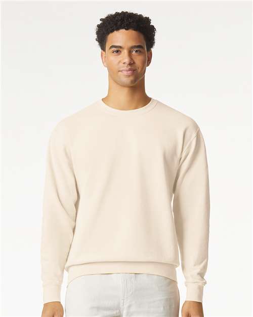 Unisex Garment-Dyed Lightweight Fleece Crewneck Sweatshirt - Transfer Kingdom