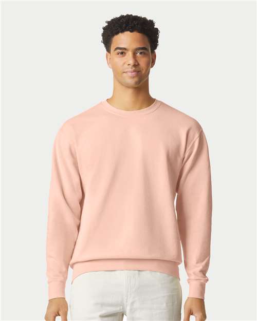 Unisex Garment-Dyed Lightweight Fleece Crewneck Sweatshirt - Transfer Kingdom