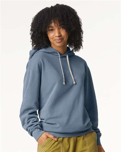 Unisex Garment-Dyed Lightweight Fleece Hooded Sweatshirt - Transfer Kingdom