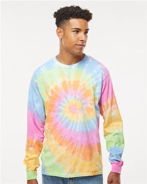 Unisex Tie-Dyed Long Sleeve T-Shirt