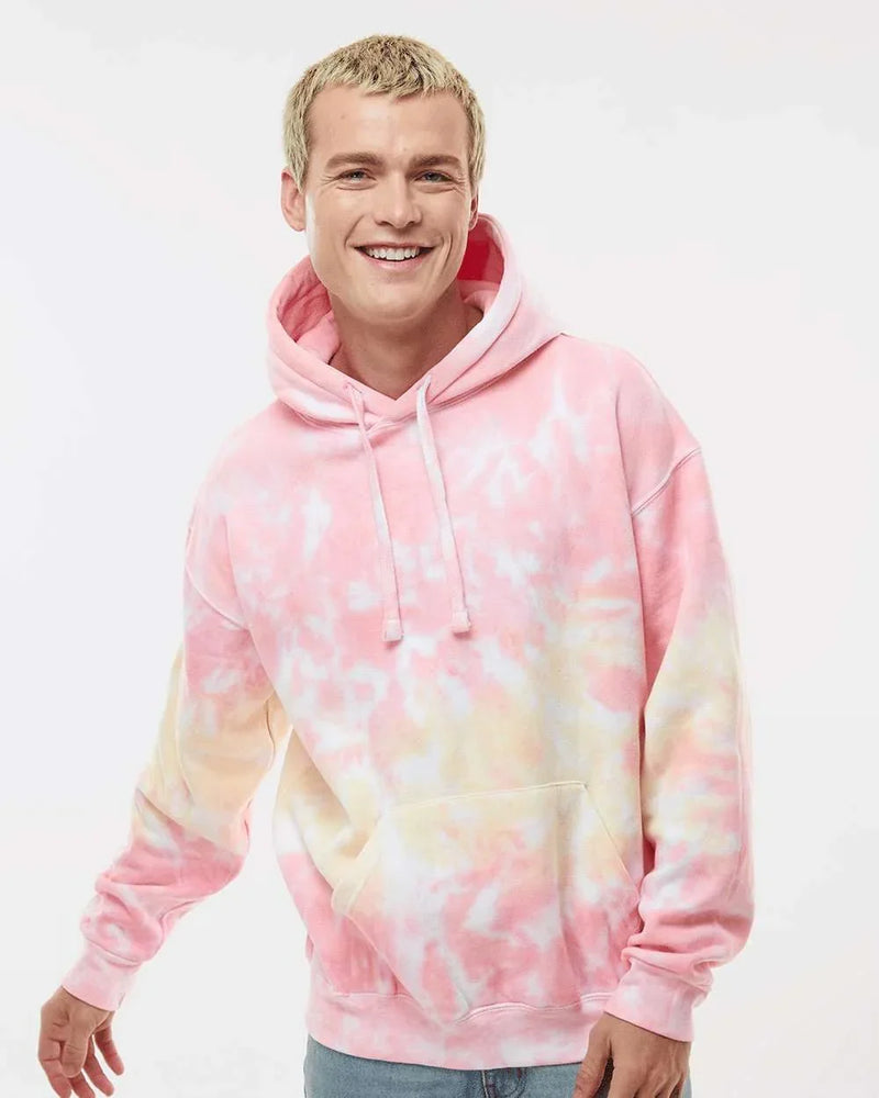 COLORTONE Unisex Tie-Dyed Hooded Sweatshirt