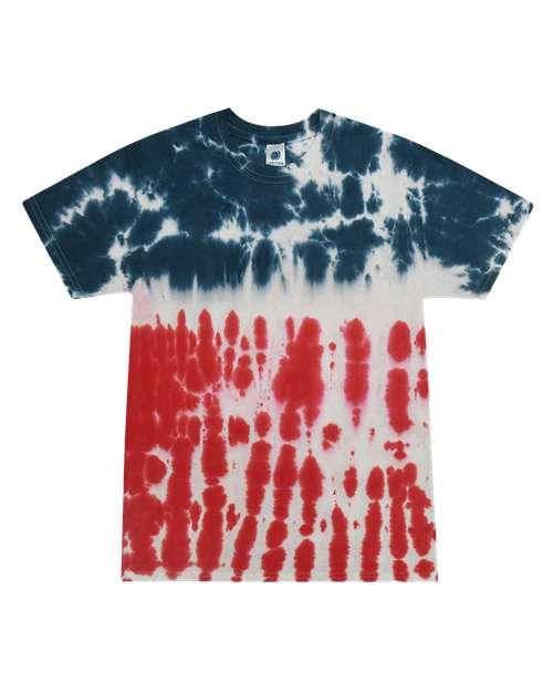 Unisex Multi-Color Tie-Dyed T-Shirt