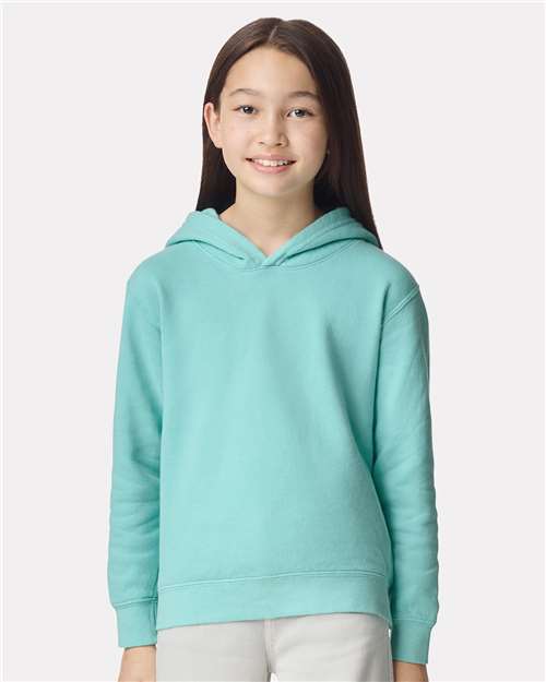 Youth Garment-Dyed Lightweight Fleece Hooded Sweatshirt - Transfer Kingdom