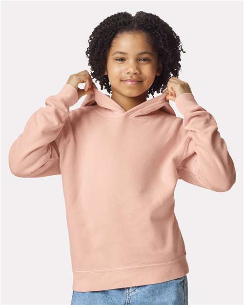 Youth Garment-Dyed Lightweight Fleece Hooded Sweatshirt - Transfer Kingdom