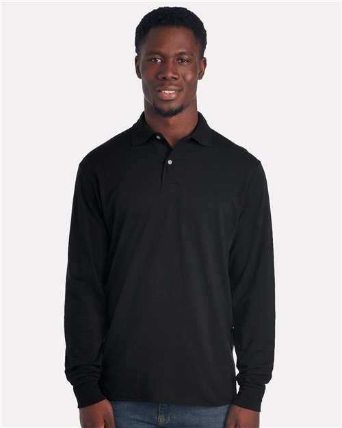 Men's Dri-Power® Long Sleeve Polo