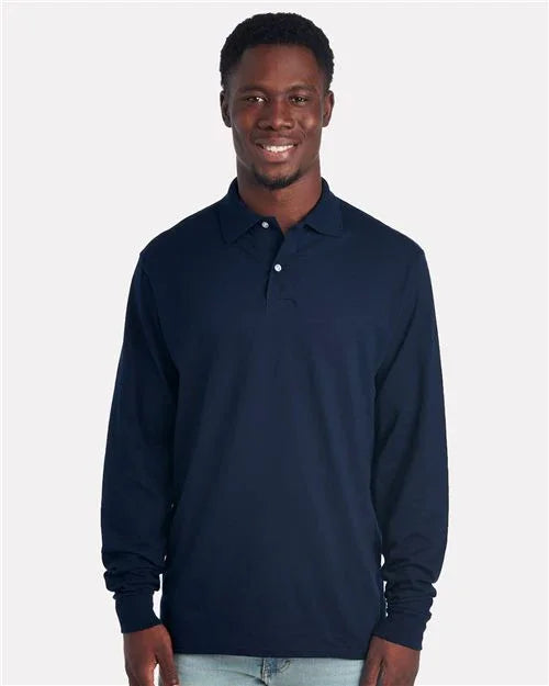 Men's Dri-Power® Long Sleeve Polo