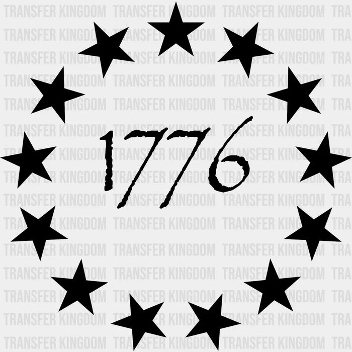13 Stars 1776 DTF Transfer