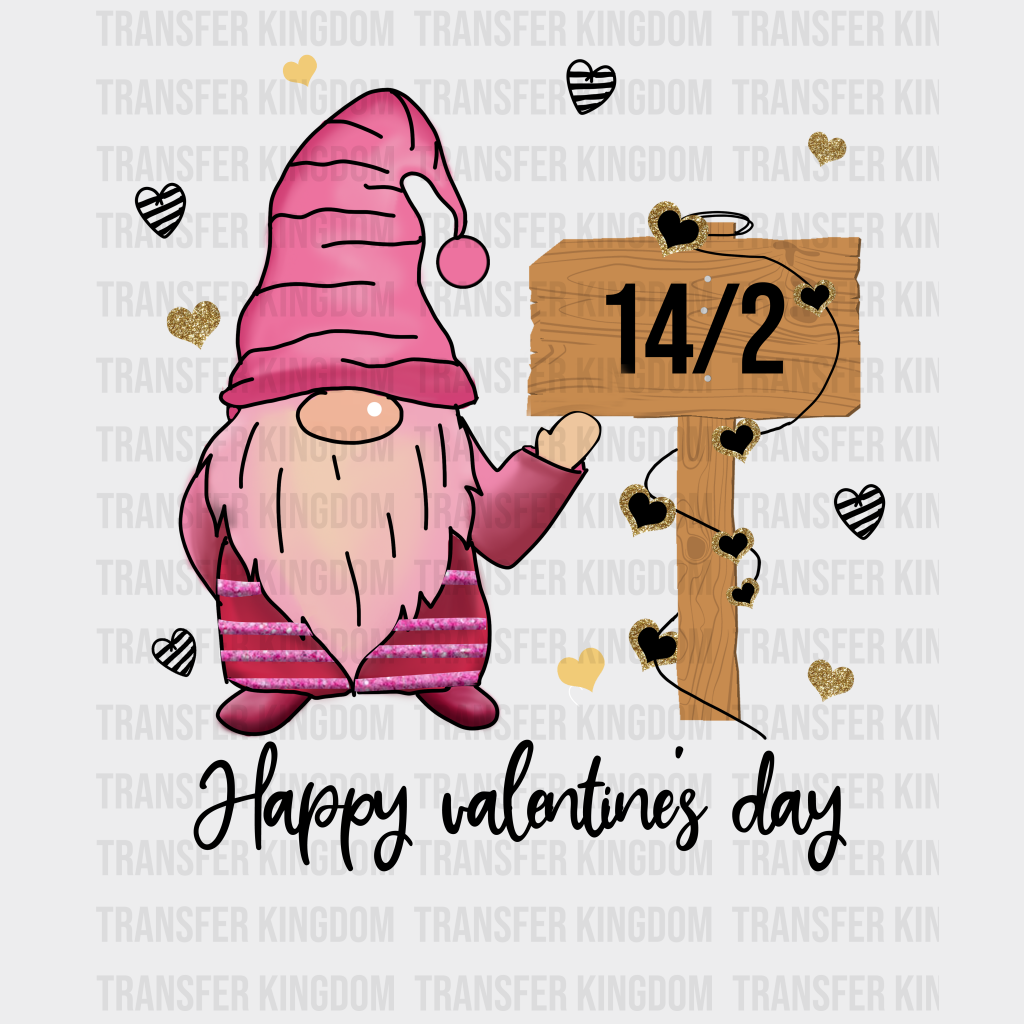 14/2 HAPPY VALENTINES DAY - DTF heat transfer - transfer-kingdom