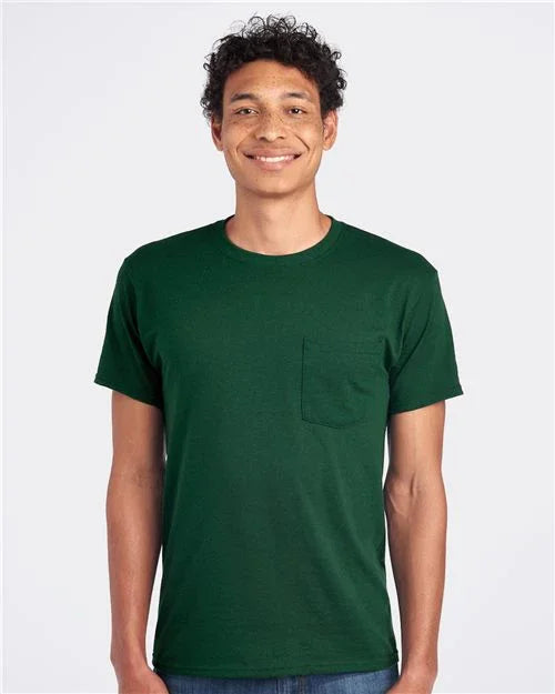Unisex Dri-Power® 50/50 Pocket T-Shirt - 29MPR