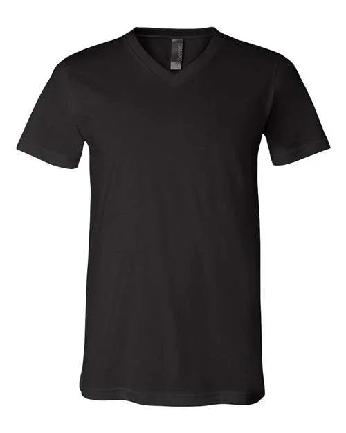 Unisex Jersey V-Neck Tee - XS - Transfer Kingdom