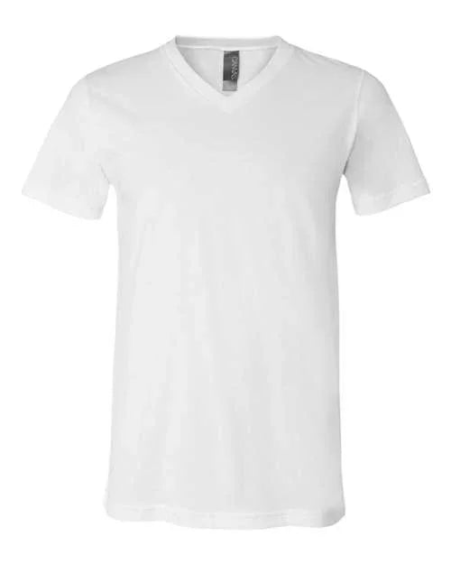 Unisex Jersey V-Neck Tee - XS - Transfer Kingdom