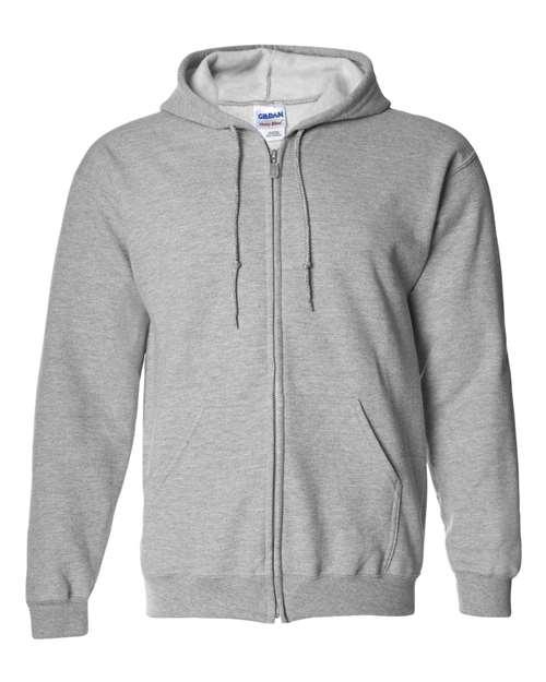 Unisex Heavy Blend™ Full-Zip Hooded Sweatshirt - S - Transfer Kingdom