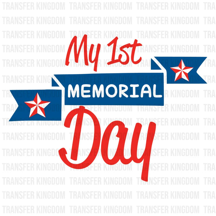 1st Memorial Day - Memorial Day DTF Transfer