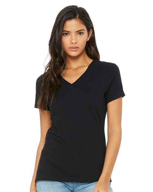 Women’s Relaxed Jersey V-Neck Tee - Transfer Kingdom