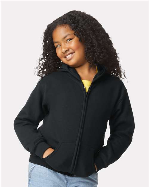 Youth Heavy Blend™ Full-Zip Hooded Sweatshirt - Transfer Kingdom