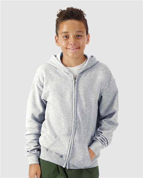 Youth Heavy Blend™ Full-Zip Hooded Sweatshirt - Transfer Kingdom