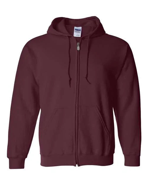 Unisex Heavy Blend™ Full-Zip Hooded Sweatshirt - S - Transfer Kingdom