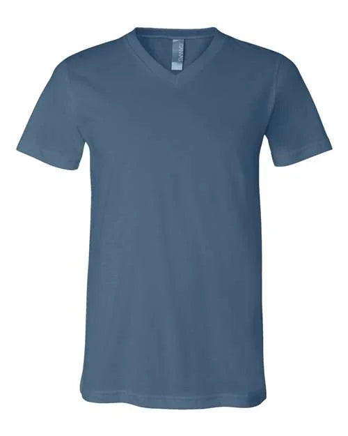 Unisex Jersey V-Neck Tee - XS - Transfer Kingdom