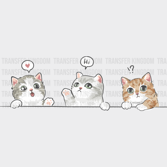 3 Cats - Cats DTF Transfer