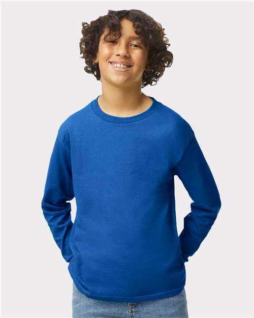 Youth Heavy Cotton™ Long Sleeve T-Shirt - Transfer Kingdom