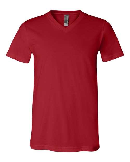 Unisex Jersey V-Neck Tee - XS - Transfer Kingdom