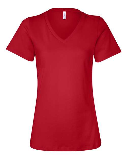 Women’s Relaxed Jersey V-Neck Tee - Transfer Kingdom