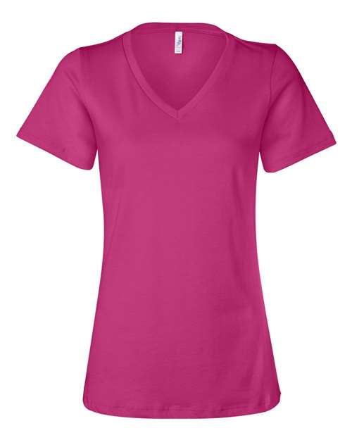 Women’s Relaxed Jersey V-Neck Tee - Transfer Kingdom