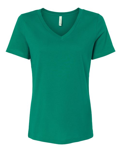 Women’s Relaxed Jersey V-Neck Tee - Transfer Kingdom