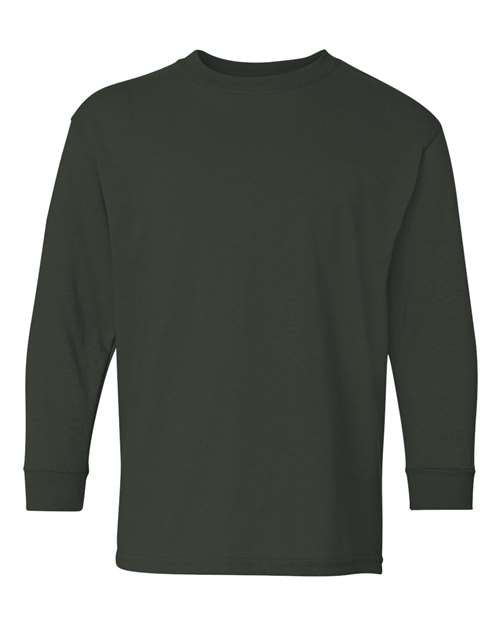 Youth Heavy Cotton™ Long Sleeve T-Shirt - Transfer Kingdom