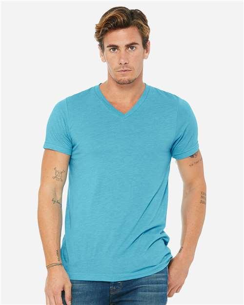 Unisex Triblend V-Neck Tee - 3415