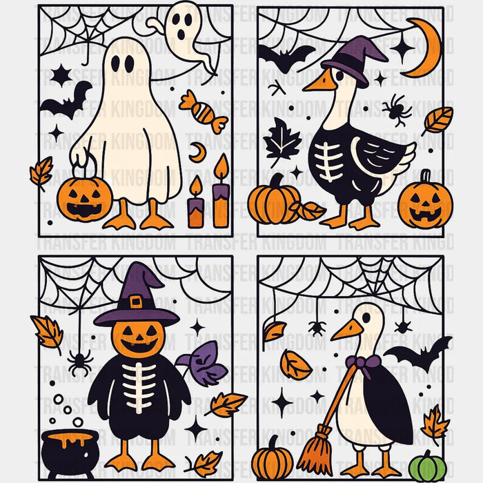 4 Frame Goose Design - Halloween DTF Transfer