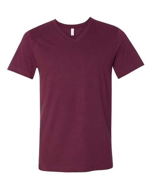 Unisex Jersey V-Neck Tee - XS - Transfer Kingdom