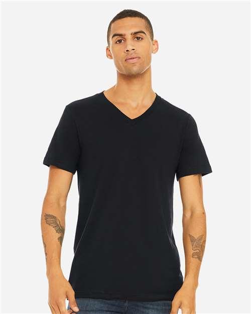 Unisex Jersey V-Neck Tee - XS - Transfer Kingdom
