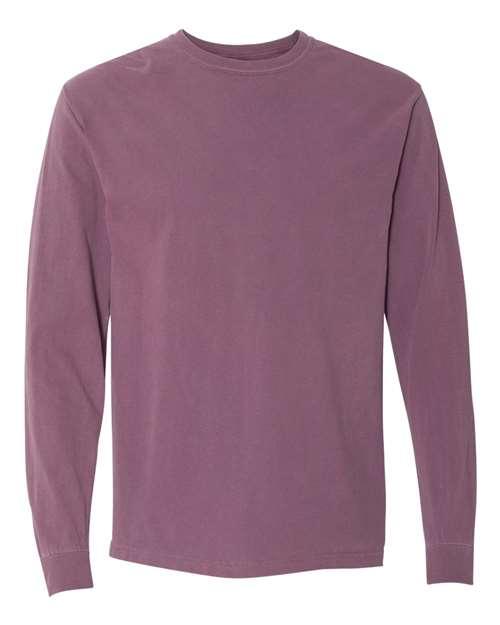 Garment-Dyed Heavyweight Long Sleeve T-Shirt - S - Transfer Kingdom
