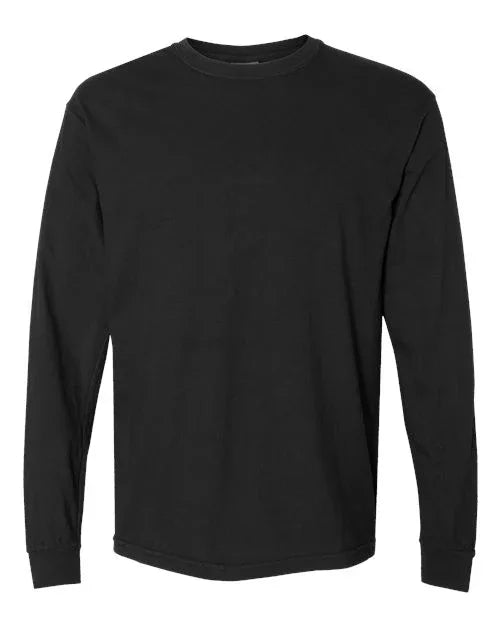Garment-Dyed Heavyweight Long Sleeve T-Shirt - S - Transfer Kingdom