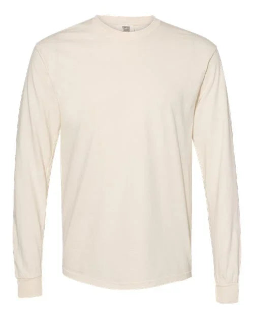 Garment-Dyed Heavyweight Long Sleeve T-Shirt - S - Transfer Kingdom