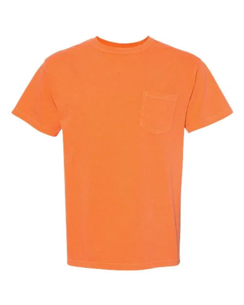 Garment-Dyed Heavyweight Pocket T-Shirt - S - Transfer Kingdom