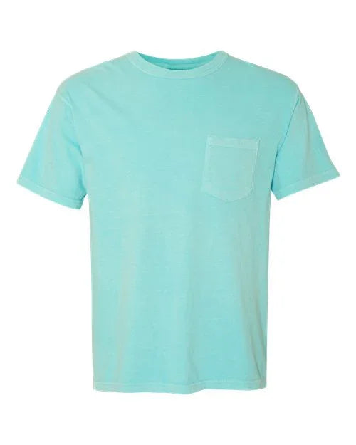 Garment-Dyed Heavyweight Pocket T-Shirt - S - Transfer Kingdom