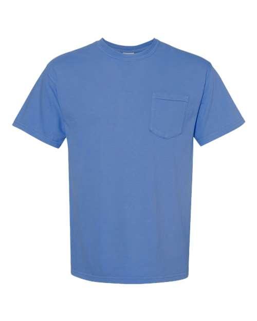 Garment-Dyed Heavyweight Pocket T-Shirt - S - Transfer Kingdom